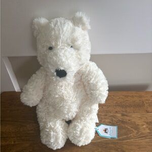 Jellycat Edmund cream bear with paper tags